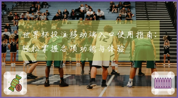世界杯投注移动端入口使用指南：轻松掌握各项功能与体验